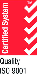 ISO 9001 Quality Management System certified logo