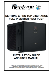 Brochure for the Installation Guide and User Manual for the Neptune X-Pro