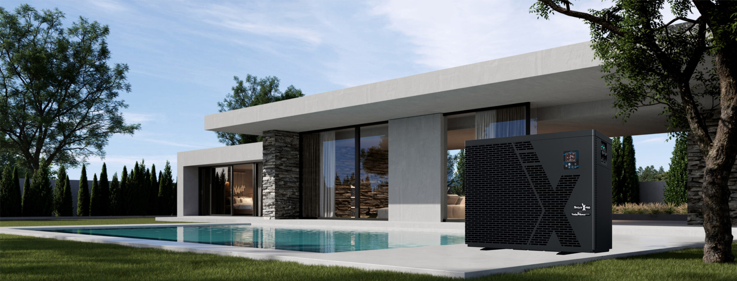 Neptune X-Pro Full Inverter residential pool heat pump